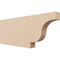 Ekena Millwork 2in. W x 8in. H x 20in. L Newport Woodgrain TimberThane Rafter Tail, Primed Tan RFTUR02X08X20NEWRCPR - alternate 1